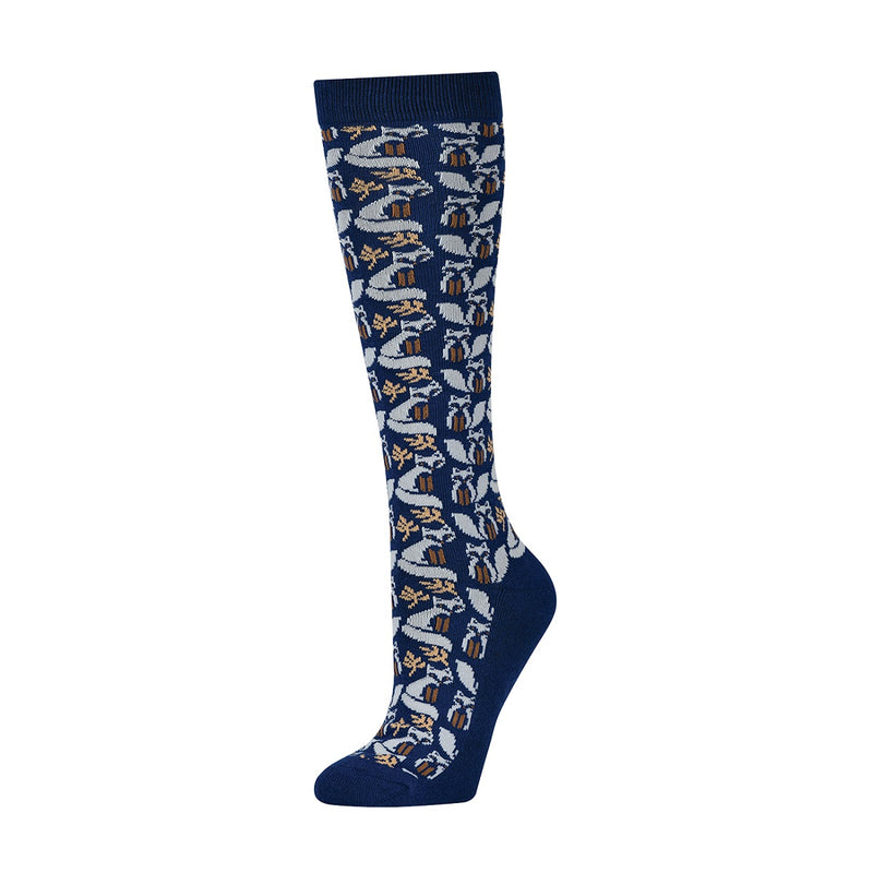 Single Pack Adults Socks - Navy Foxes