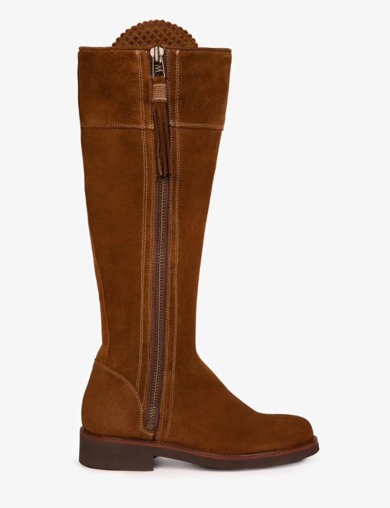 Penelope Chilvers Artisan Tassel Suede Boot Peat Rangiora Equestrian Supplies