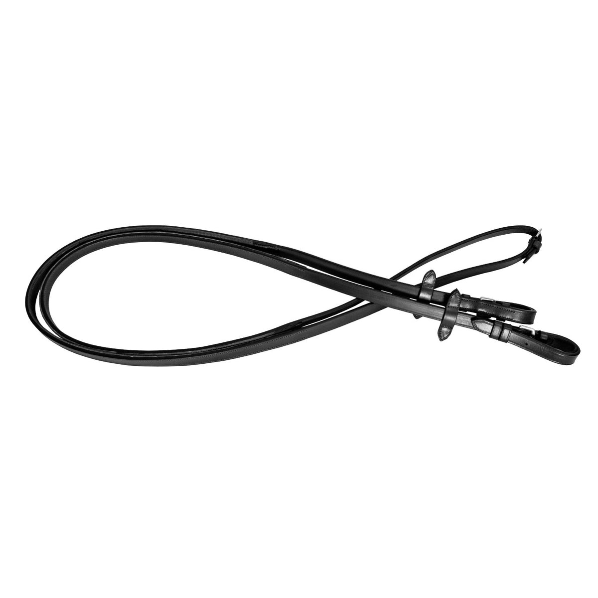 Rubber-Backed Leather Reins