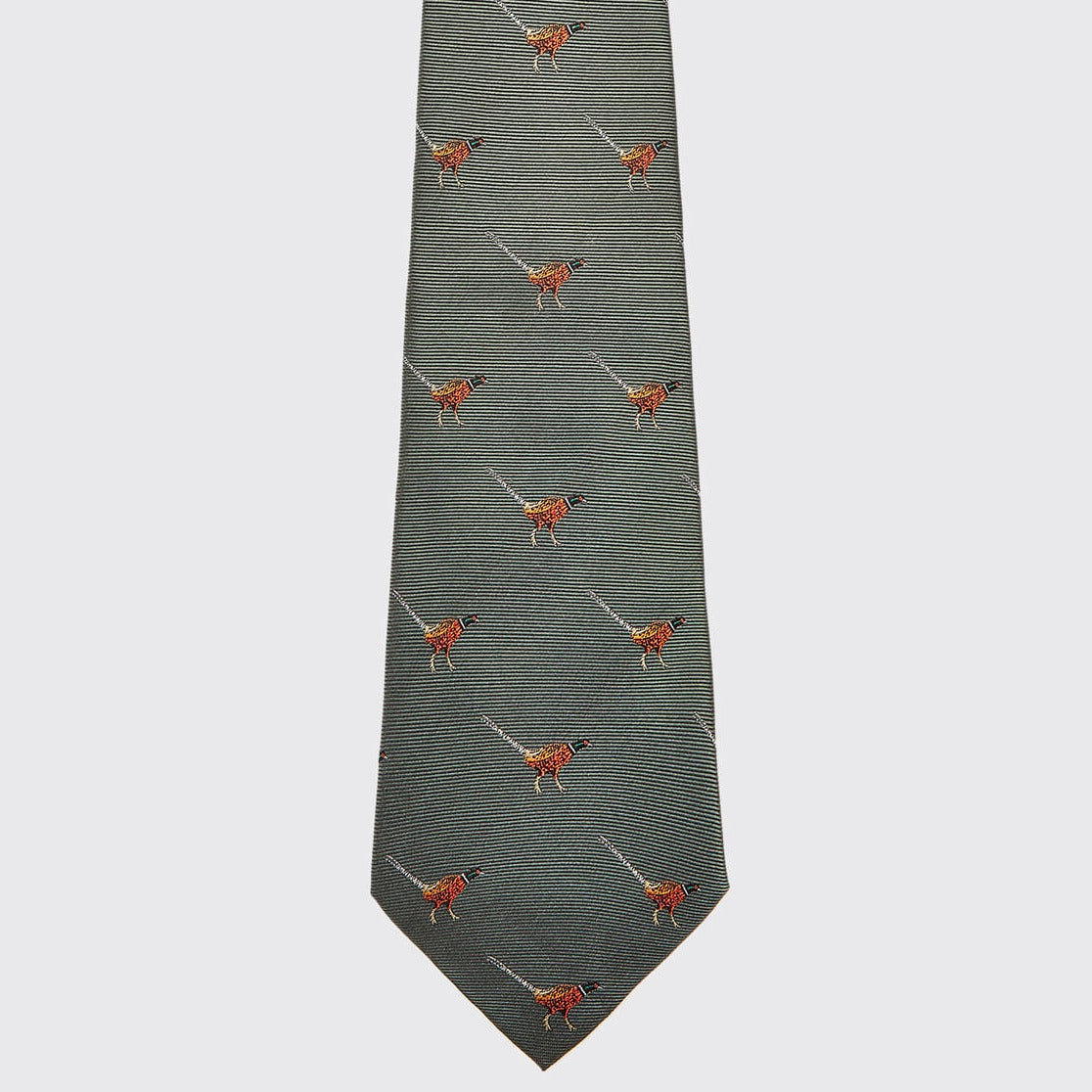 Madden Silk Woven Tie - Olive