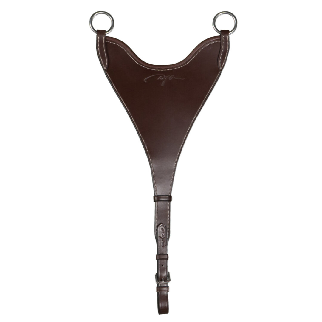 Dy'on US Jumping Hard Bib Martingale Attachment Brown Rangiora