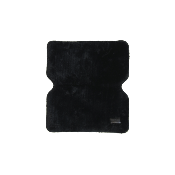 Sheepskin Chest Protection Bib - Black