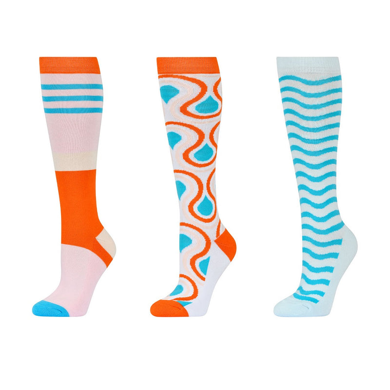 3 Pack Adults Socks - Colour Clash
