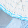 Breeze Combo Scrunch Neck - White/Blue/Lemon