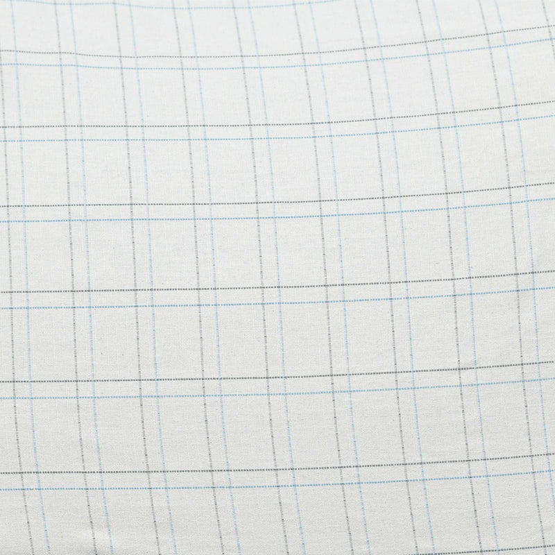 Summer Sheet Cotton Combo - White/Grey/Light Blue