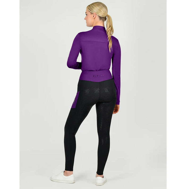 Everyday Riding Tights - Black/Imperial Purple