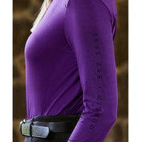 Autumn Sally Long Sleeve Riding Top - Imperial Purple