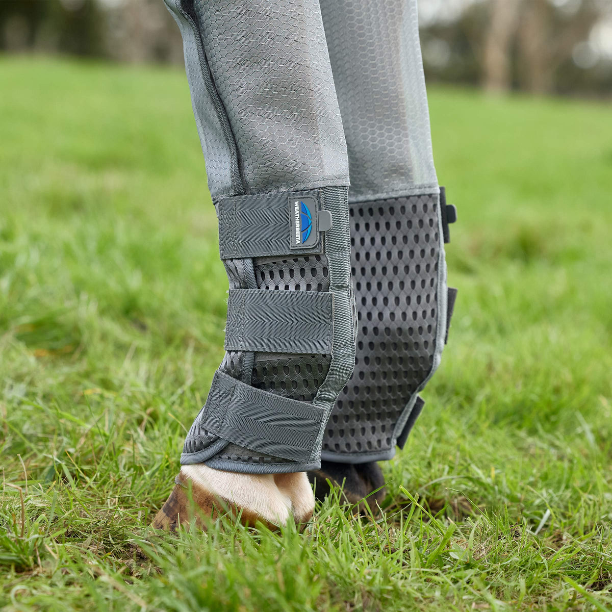 ComFiTec Hexi Shield Fly Boots - Grey/Silver