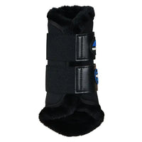 Tough-Tec Comfy Fleece Brushing Boots - Black Large