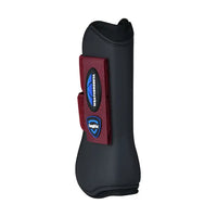 Tough-Tec Prime Open Front Boots - Black/Burgundy