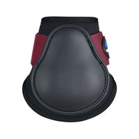 Tough-Tec Prime Fetlock Boots - Black/Burgundy