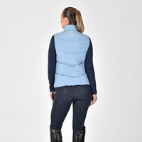 Puffer Body Warmer Vest - Blue Fog