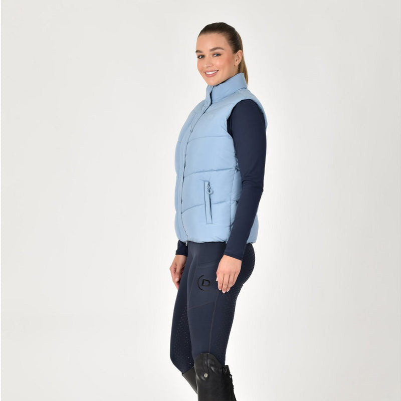 Puffer Body Warmer Vest - Blue Fog