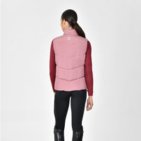 Puffer Body Warmer Vest - Dusty Rose