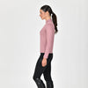 Breathable Long Sleeve Riding Top - Dusty Rose