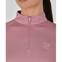 Breathable Long Sleeve Riding Top - Dusty Rose