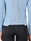 Brushed Long Sleeve Riding Top - Blue Fog