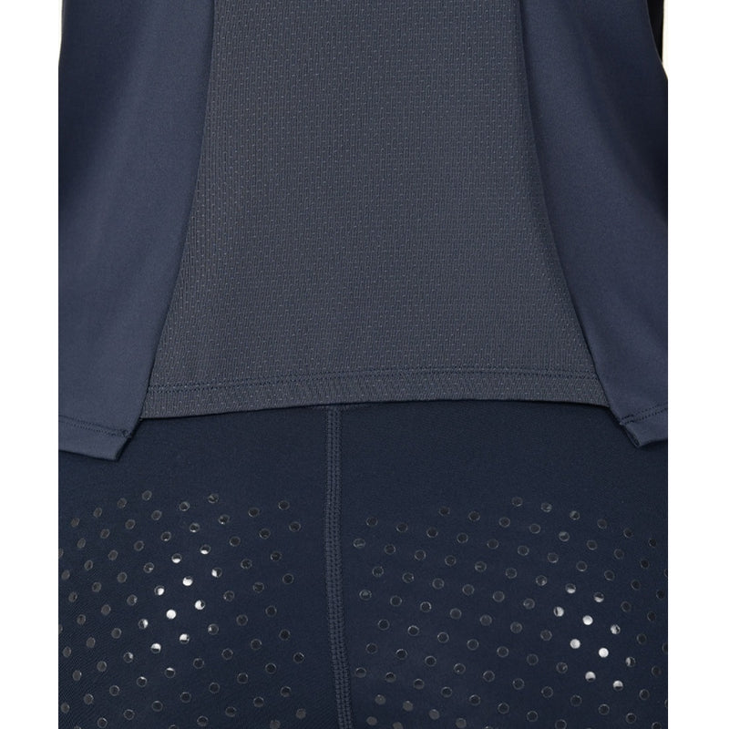 Brushed Fitted Base Layer Riding Top - Navy