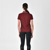Cotton Pique Short Sleeve Polo - Cabernet