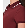 Cotton Pique Short Sleeve Polo - Cabernet