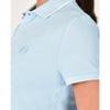 Cotton Pique Short Sleeve Polo - Sky Blue