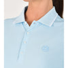 Cotton Pique Short Sleeve Polo - Sky Blue
