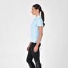Cotton Pique Short Sleeve Polo - Sky Blue