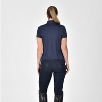 Fitted 1/4 Zip Top - Navy
