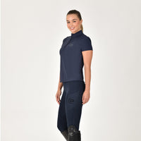Fitted 1/4 Zip Top - Navy