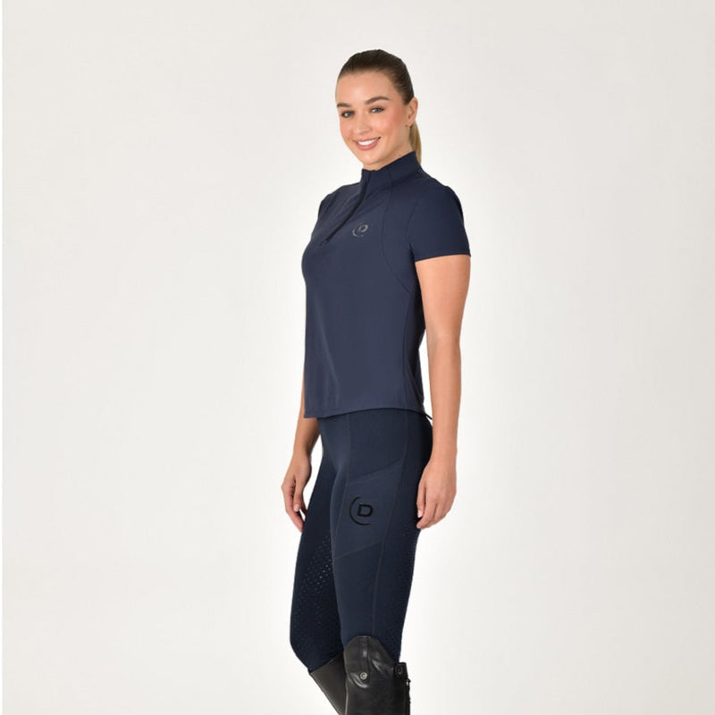 Fitted 1/4 Zip Top - Navy