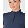 Fitted 1/4 Zip Top - Navy