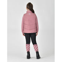 Kids Puffer Body Warmer Vest - Dusty Rose