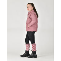 Kids Puffer Body Warmer Vest - Dusty Rose