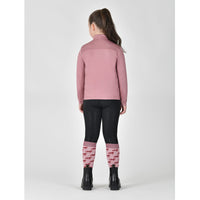 Kids Breathable Long Sleeve Riding Top - Dusty Rose