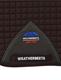 Prime Air-Tec Dressage Saddle Pad - Chocolate Large