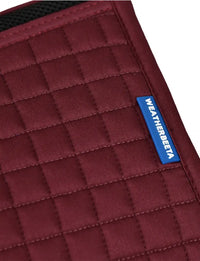 Prime Air-Tec Jump Shaped Saddle Pad - Burgundy Large