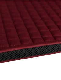Prime Air-Tec Jump Shaped Saddle Pad - Burgundy Large