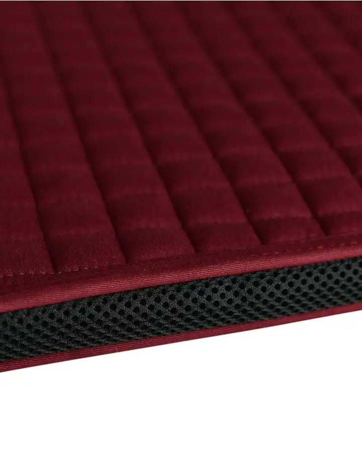 Prime Air-Tec Jump Shaped Saddle Pad - Burgundy Large