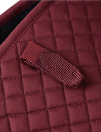Prime Air-Tec Jump Shaped Saddle Pad - Burgundy Large