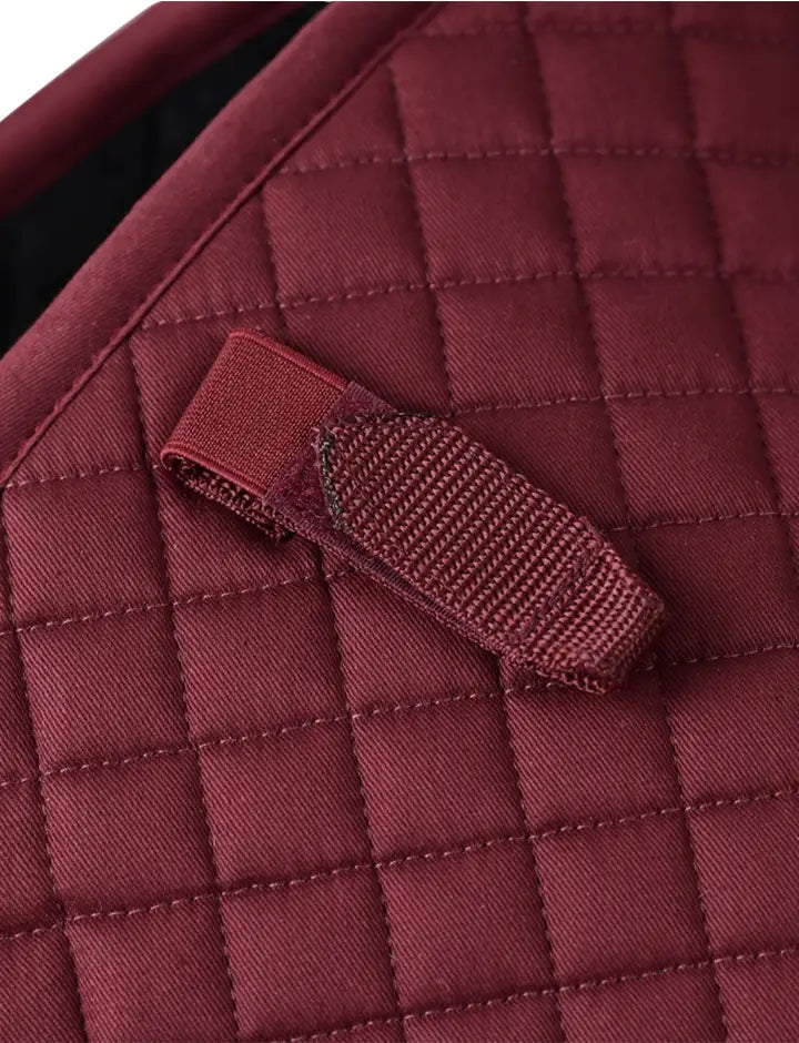 Prime Air-Tec Jump Shaped Saddle Pad - Burgundy Large