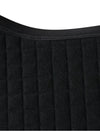 Prime Air-Tec Jump Shaped Saddle Pad - Charcoal