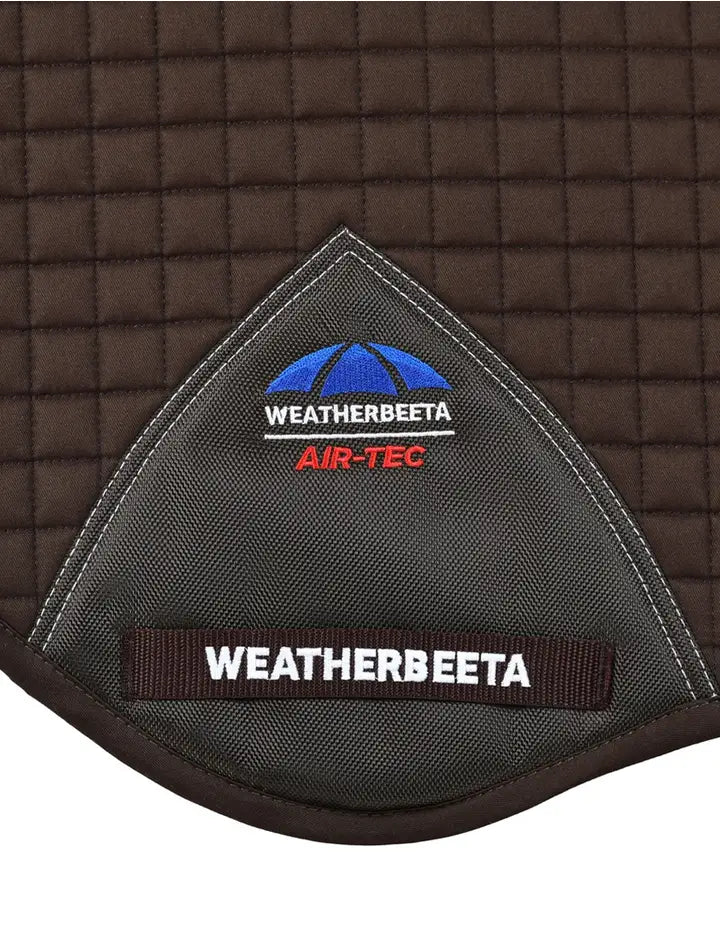 Prime Air-Tec Jump Shaped Saddle Pad - Chocolate Large