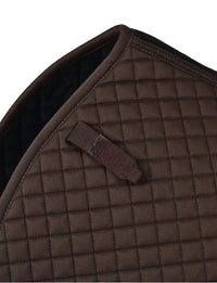 Prime Air-Tec Jump Shaped Saddle Pad - Chocolate Large
