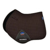 Prime Air-Tec Jump Shaped Saddle Pad - Chocolate Large