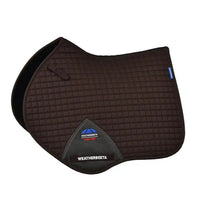 Prime Air-Tec Jump Shaped Saddle Pad - Chocolate Large