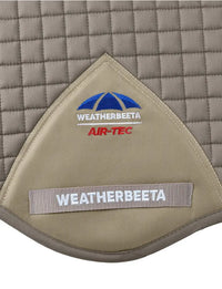 Prime Air-Tec Jump Shaped Saddle Pad - Natural Clay Large