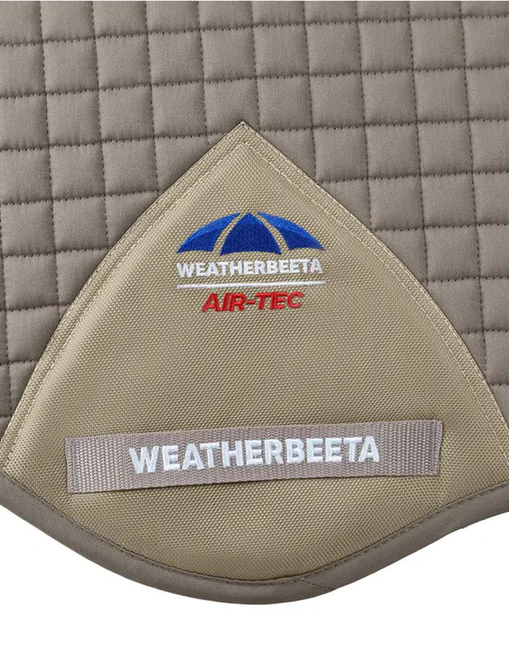 Prime Air-Tec Jump Shaped Saddle Pad - Natural Clay Large