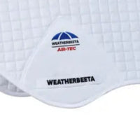 Prime Air-Tec Jump Shaped Saddle Pad - White