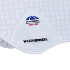 Prime Air-Tec Jump Shaped Saddle Pad - White