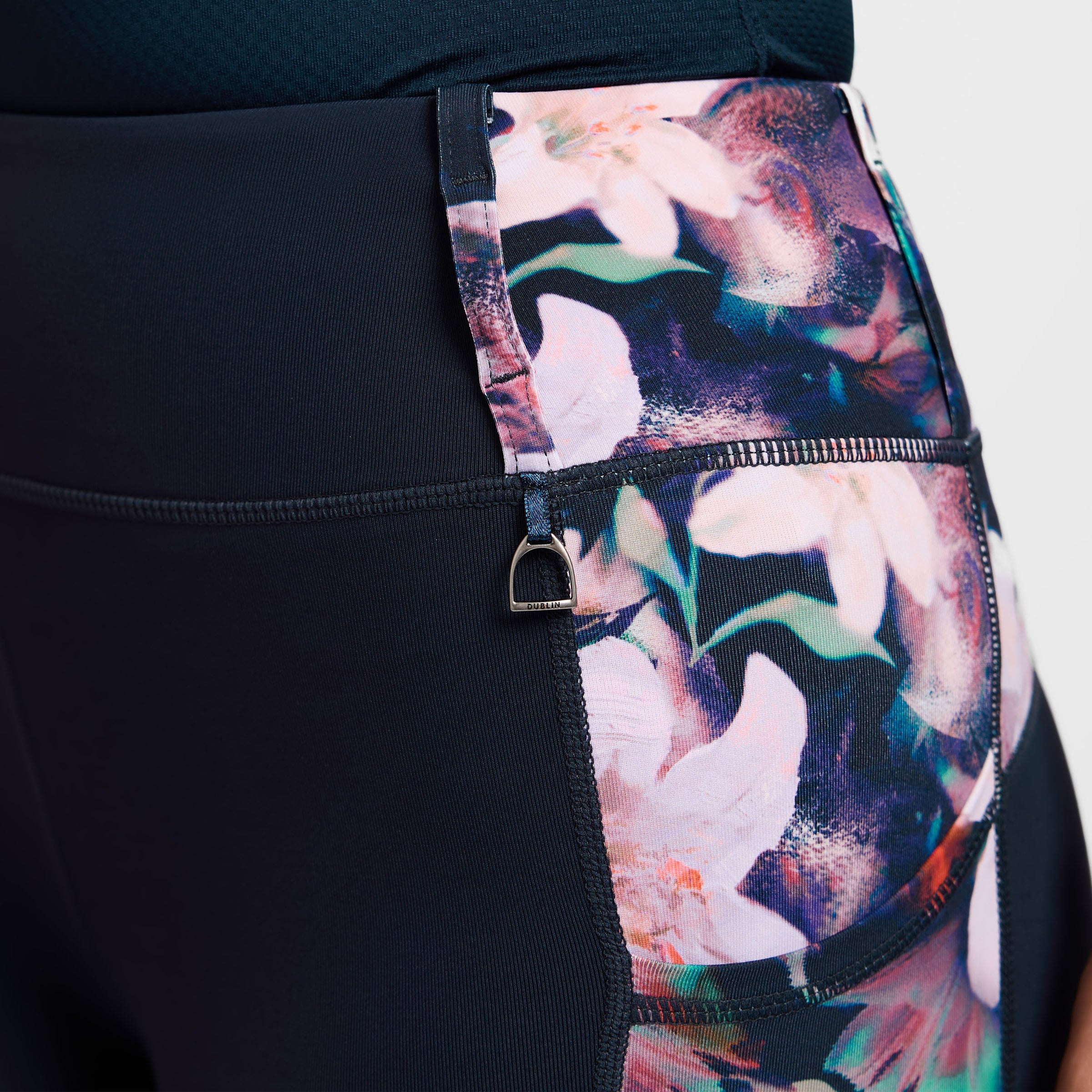 Form Riding Tights - Navy/Ivory Floral